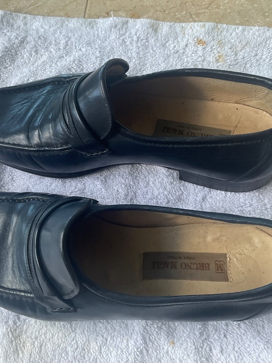 Bruno Magli Mens Shoes Navy US 8 Vintage From Mid 80’s main image 4